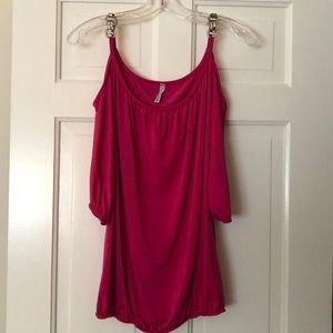 Beautiful cold shoulder top